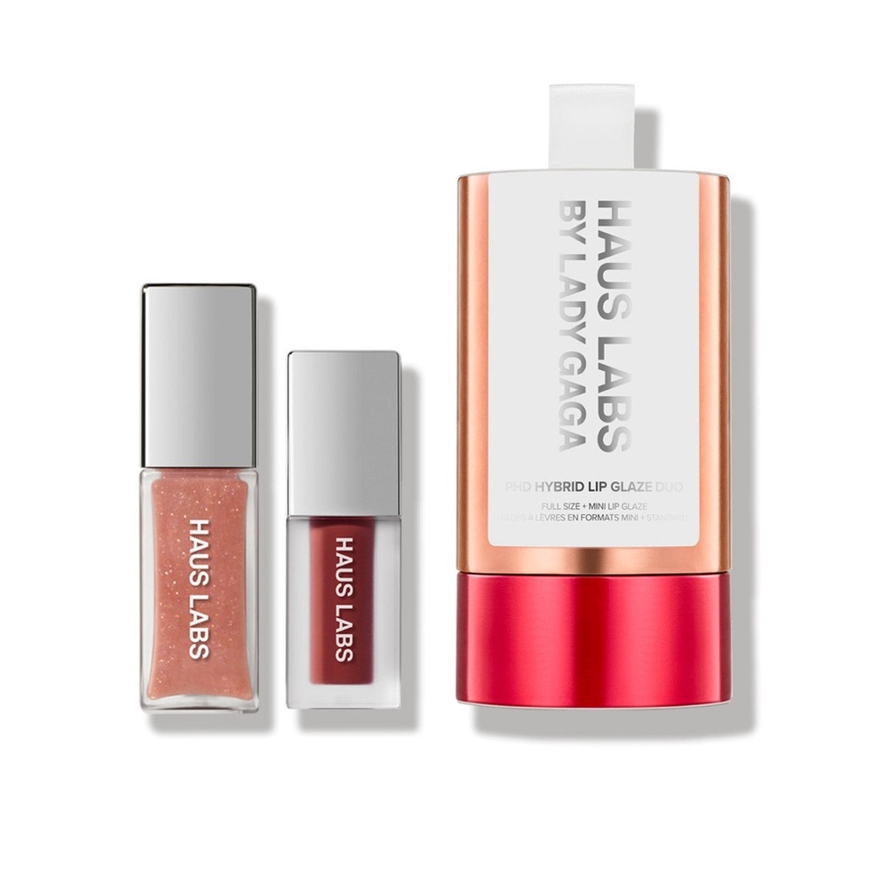Haus Labs PhD Hybrid Innovation Plumping Lip Glaze Duo